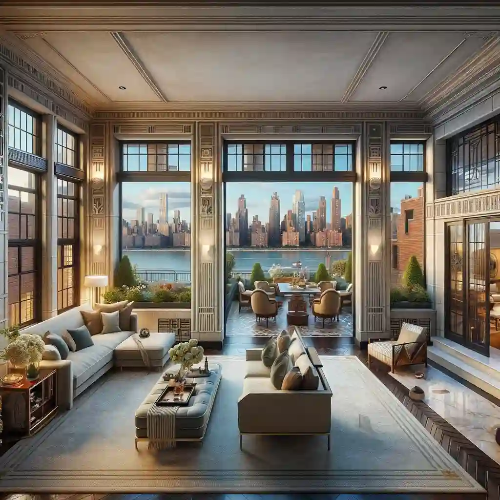 Thumbnail Elegant Riverside Apartment in the Heart of Manhattan